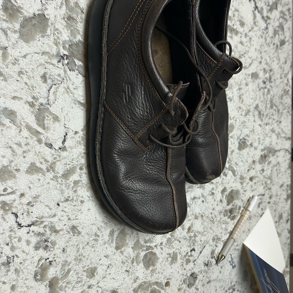 Men's footprints Birkenstock Brown Leather Shoes - Picture 8 of 9